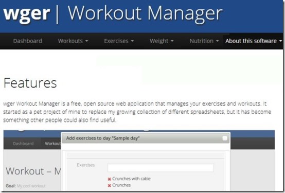 wger Workout Manager