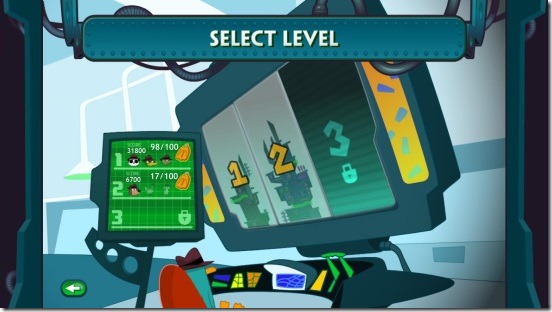 Agent P Strikes Back - choosing level