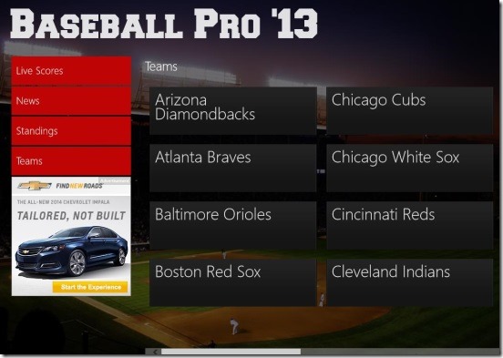 Baseball Pro  teams