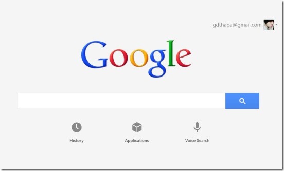 Google Search - main page