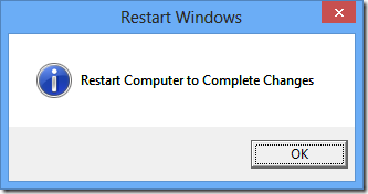 restart