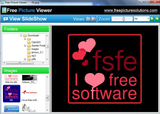 Free Picture Viewer- interface