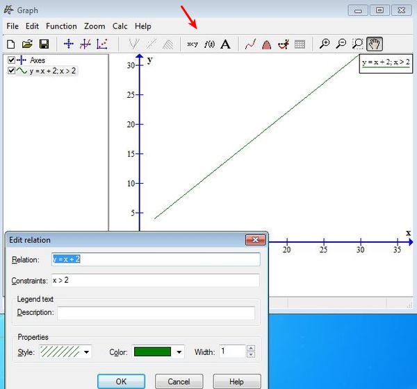 Graph typing equations