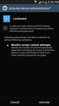 lockwatch permissions