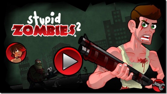 Stupid Zombies 2 - main screen