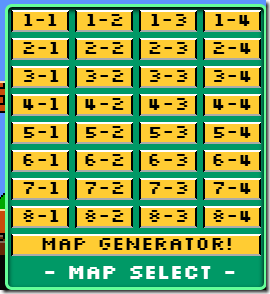 Super Mario Map Select