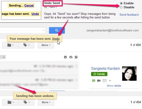 Undo Send