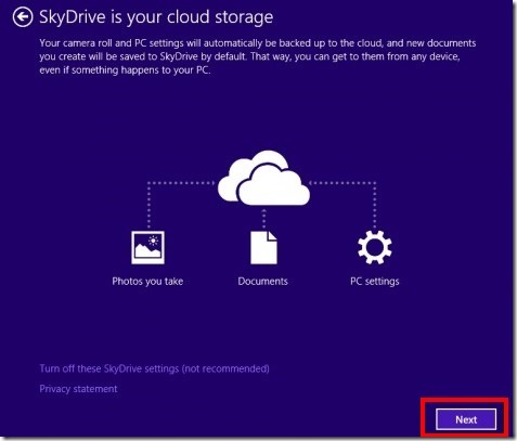 Windows 8.1 - SkyDrive
