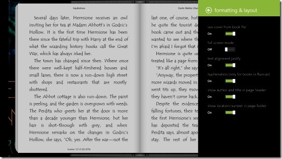 Bookviser - formatting & layout