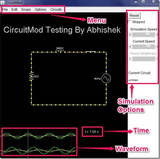 CircuitMod User interface