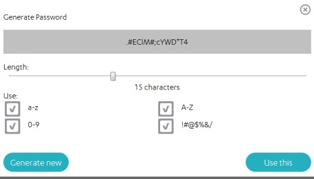 F-Secure KEY- generate strong password