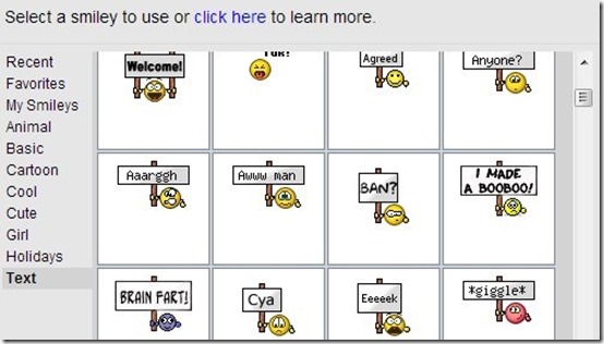 Free smileys & emoticons- free emoticons-categories