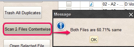 PC Manager- scan 2 files content wise