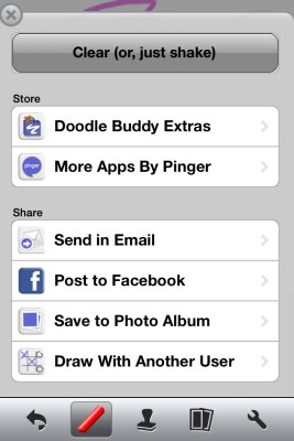 doodle buddy settings