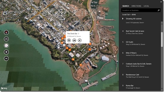 Bing Maps Preview- Local