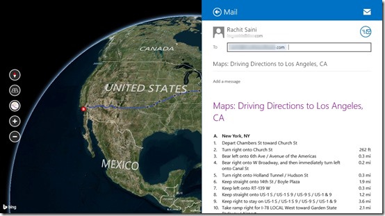 Bing Maps Preview- Share