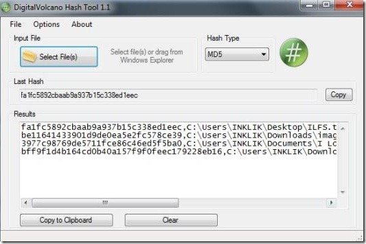 DigitalVolcano Hash Tool