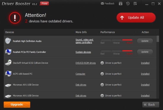 Driver Booster- update outdated drivers