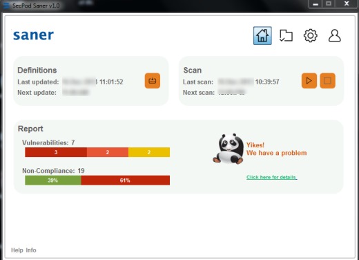SecPod Saner- report