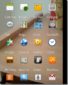 Transparent Screen Launcher