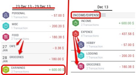 iExpense Android App