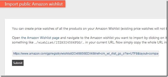 keepa-amazon price tracking website-track wishlist