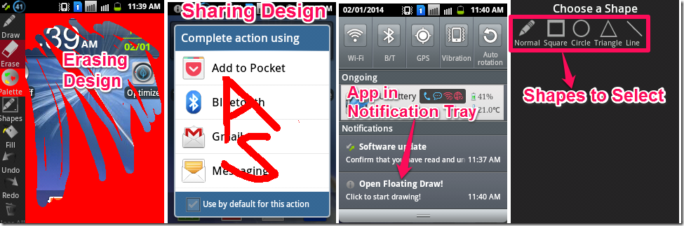 Floating Draw Tools