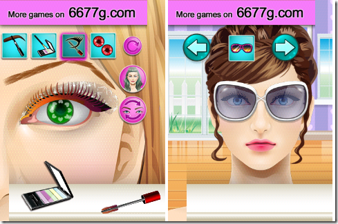 Android makeup game for girls