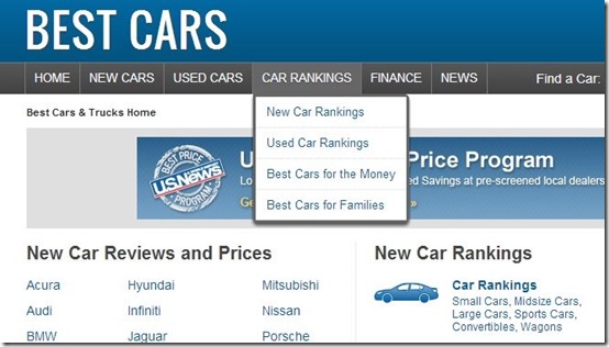 Best Cars-car websites-home page