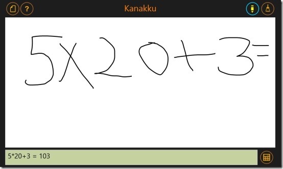 Kanakku-kids calculator-interface