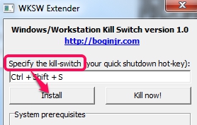 WKSW Extender- specify the kill switch