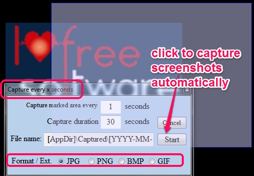 auto capture screenshots