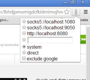 Chrome proxy extensions quick and dirty proxy flipper