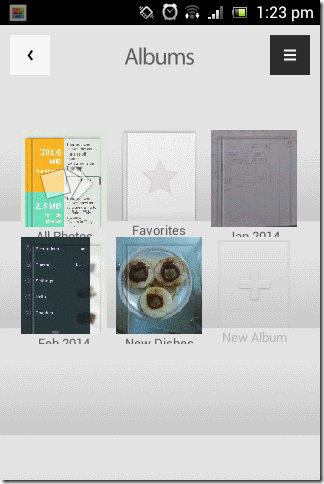 Tidy for Android - Albums