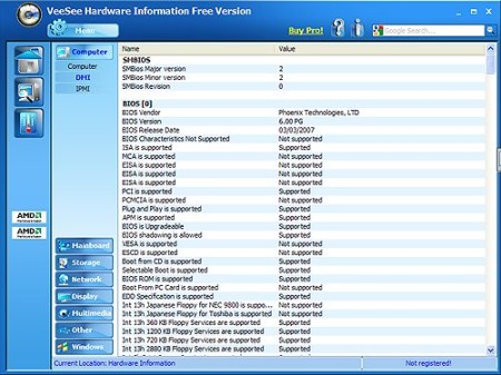 VeeSee-Hardware-Information