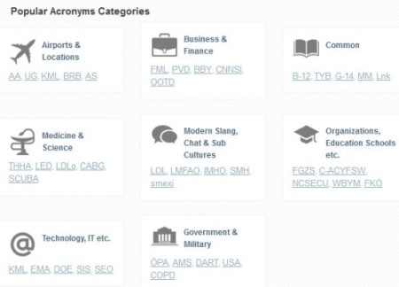 aas categories