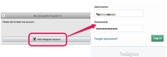 add Instagram account