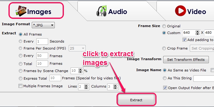 extract images from video