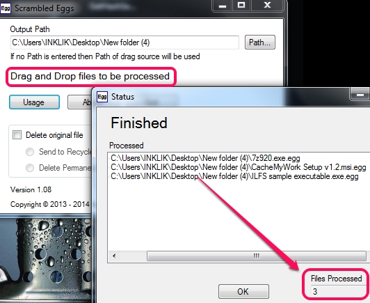 process executable files