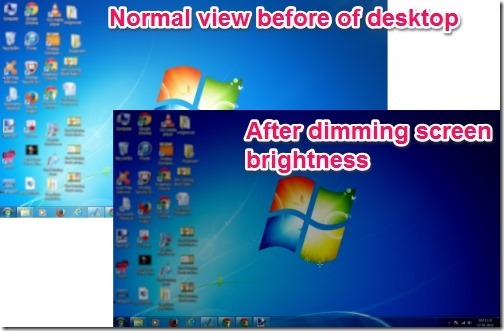 xTheEye-dimming screen brightness