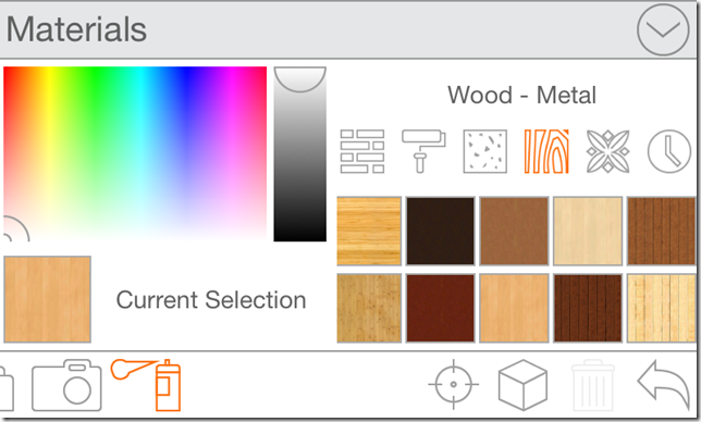 Customizing Items In Room Planner App