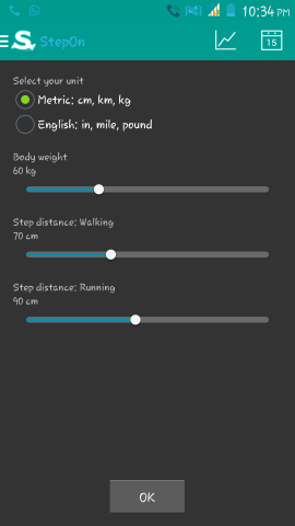 Initial Setup of StepOn Step Tracker Pedometer