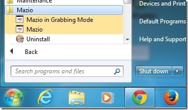 Mazio start menu-grabbing mode