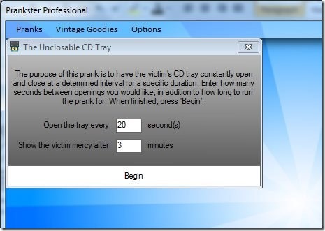 Prankster Pro- Unclosable CD Tray