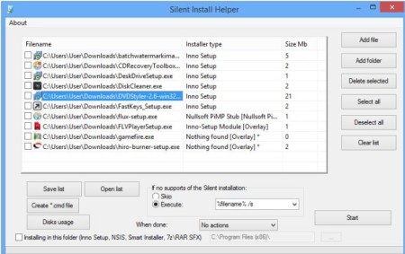 Silent Install Helper