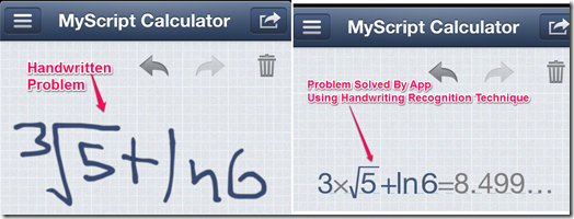 MyScript Calculator