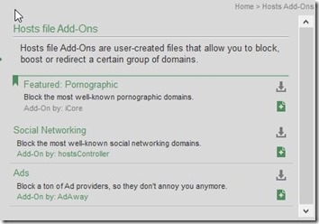 hostscontroller ad-ons