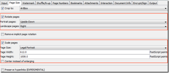 jPDF Tweak-Page Size
