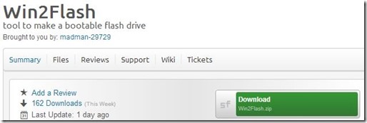 win2flash download page