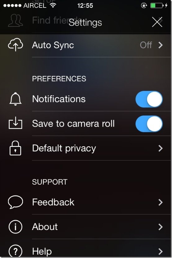 Flickr Settings